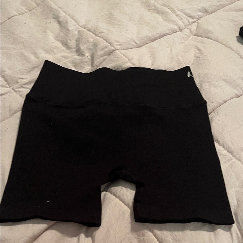 NUX Black Bike Shorts for Women